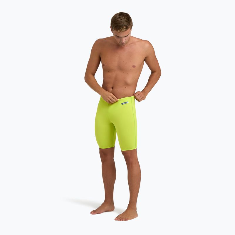 Pánské plavky arena Team Swim Jammer Solid zelene 004770/680 4