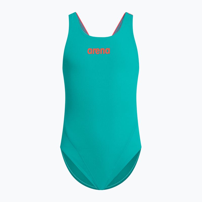 Jednodílné dětské plavky arena Team Swim Tech Solid modré 004764/840