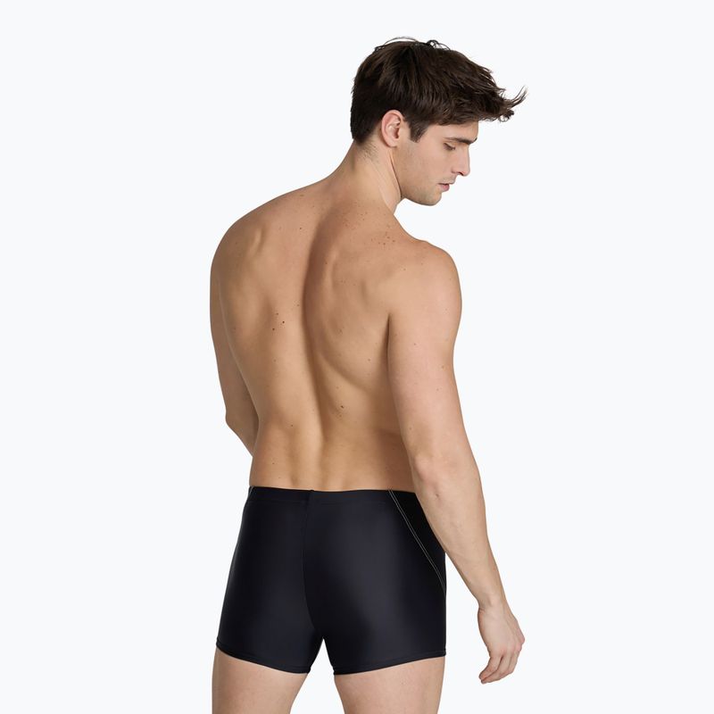 Pánské plavecké boxerky arena Byor Evo Short R black/black/white 4