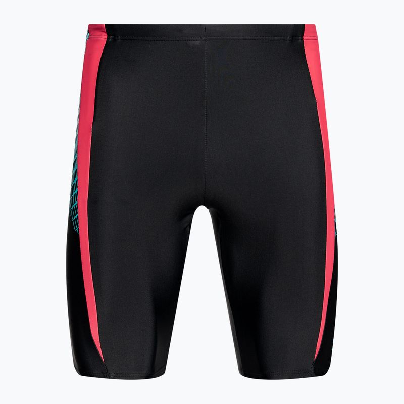 Pánské plavky arena Threefold Jammer R black/black/anguria