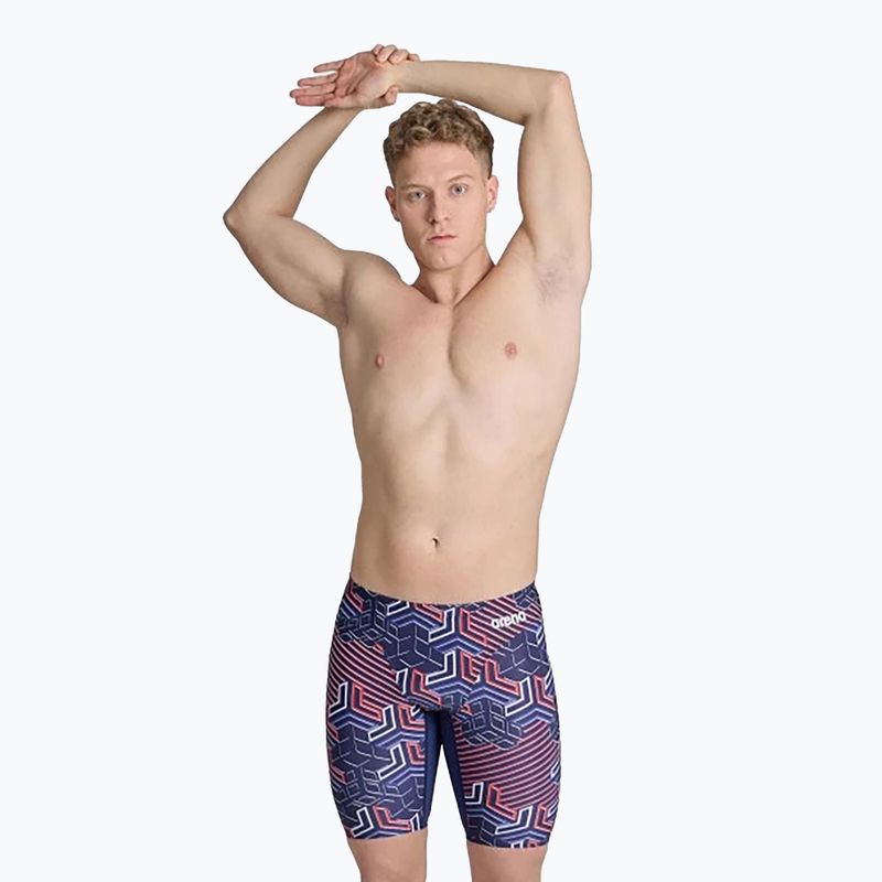 Pánské plavky arena Kikko Pro Swim Jammer navy/team redwhiteblue 5