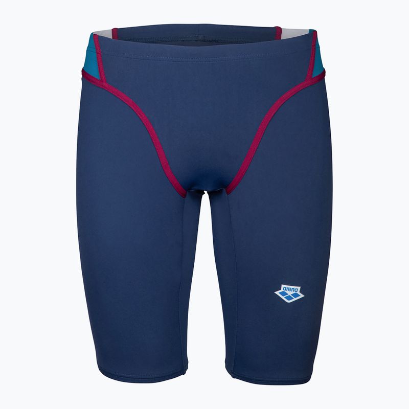 Pánské plavky arena Icons Swim Panel Jammer navy/blue cosmo/white/red fandango