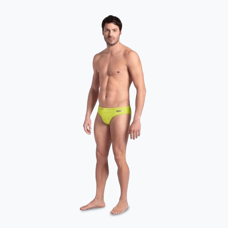 Pánské plavky  arena Team Swim Briefs Solid soft green 2