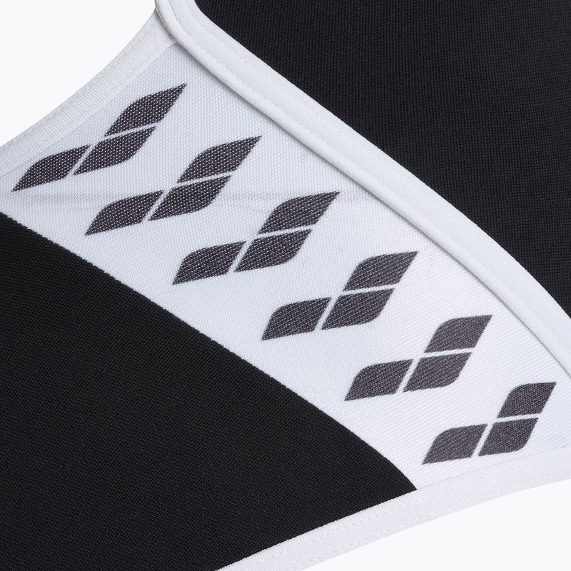 Dámské jednodílné plavky  arena Icons Super Fly Back Solid black / white 3