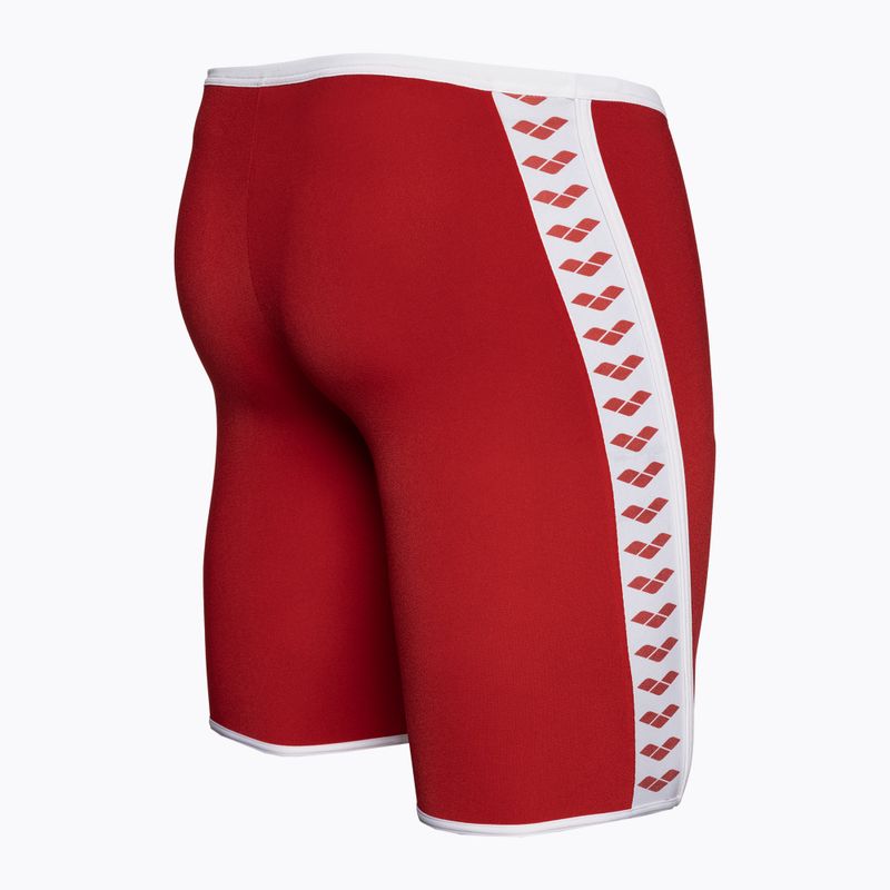 Pánské plavky arena Icons Swim Jammer Solid red/white 3