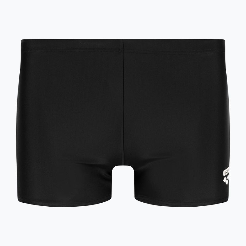 Plavecké boxerky  Arena Icons Swim Short Solid black/white