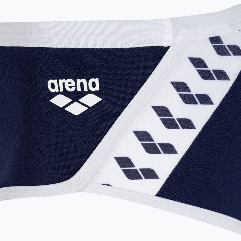 Pánské plavky  arena Icons Swim Low Waist Short Solid navy/white 3