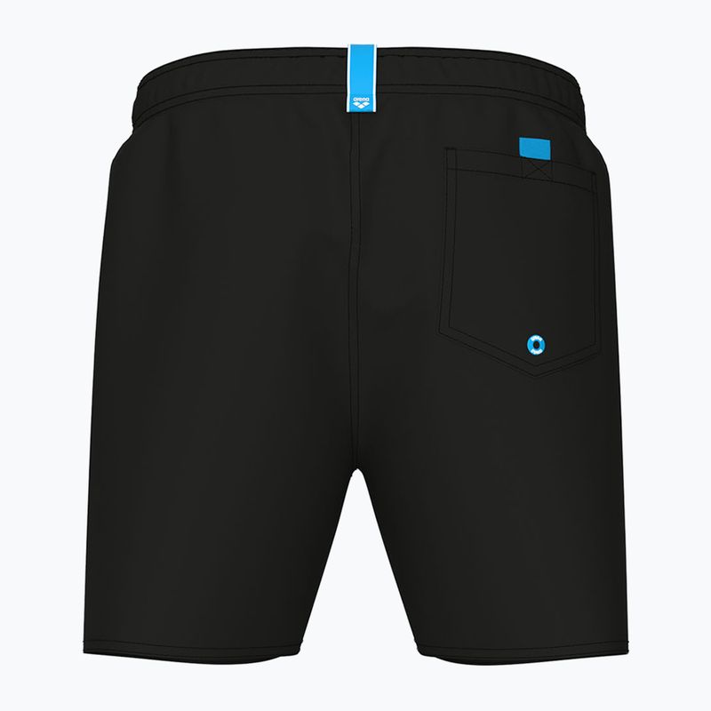 Pánské plavecké šortky arena Fundamentals Boxer R black/white 2