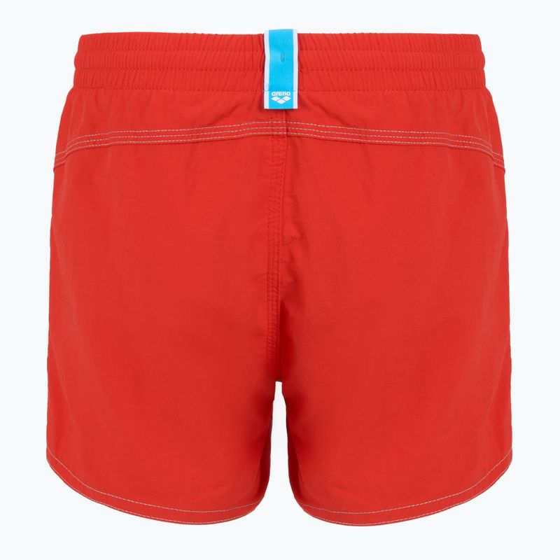 Dětské plavecké šortky Bywayx Youth R fluo red/water 2