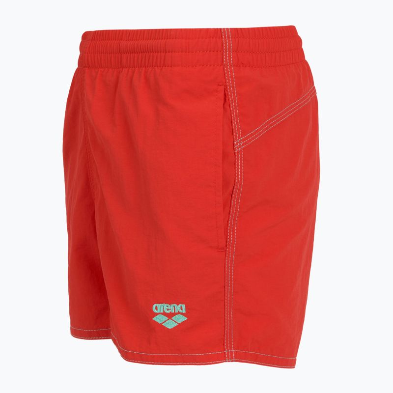 Dětské plavecké šortky Bywayx Youth R fluo red/water 3