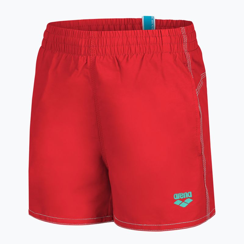 Dětské plavecké šortky Bywayx Youth R fluo red/water 3