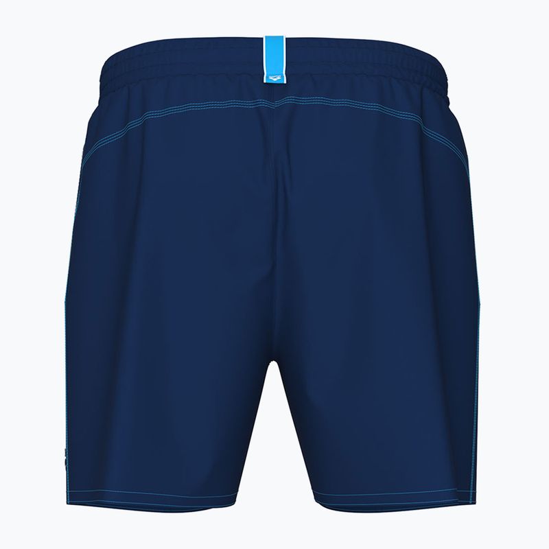 Pánské plavecké šortky arena Bywayx R navy/turquoise 2