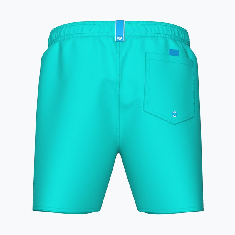 Pánské plavecké šortky arena Fundamentals Boxer R water/navy 8