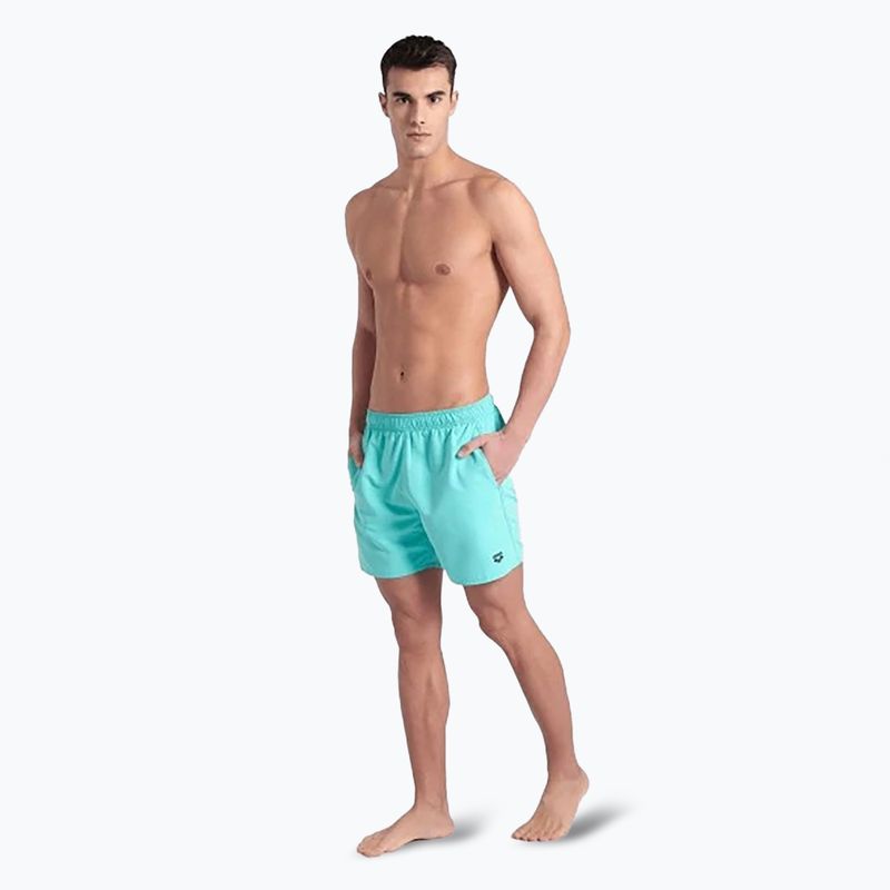 Pánské plavecké šortky arena Fundamentals Boxer R water/navy 2