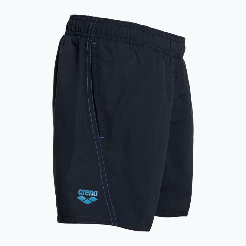 Dětské plavecké boxerky  Arena Fundamentals Logo JR Boxer R navy/turquoise 3