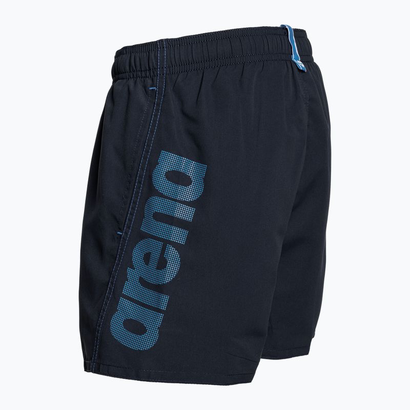 Dětské plavecké boxerky  Arena Fundamentals Logo JR Boxer R navy/turquoise 4