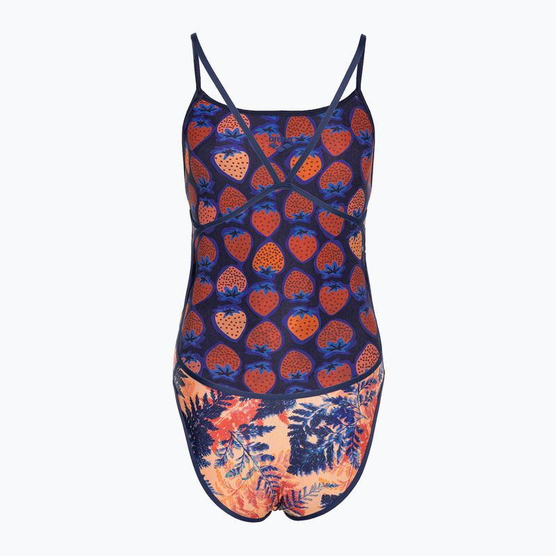 Dámské jednodílné plavky arena Reversible Swimsuit Challenge Back navy/multi 2