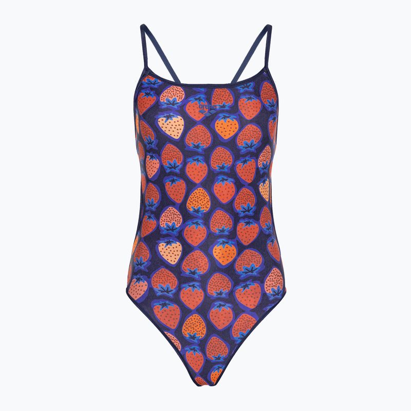 Dámské jednodílné plavky arena Reversible Swimsuit Challenge Back navy/multi 4