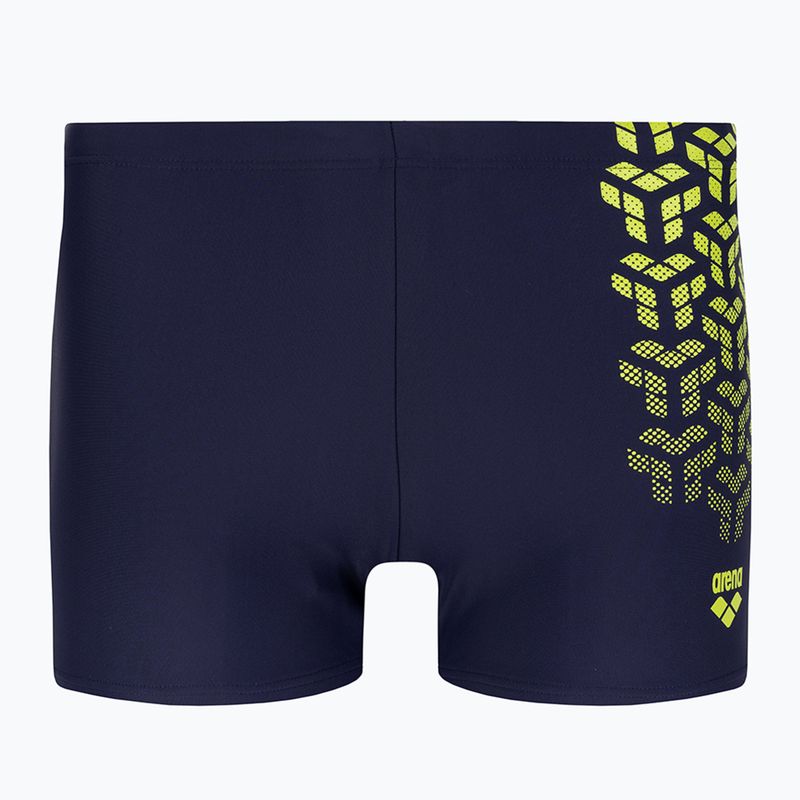 Pánské plavecké boxerky arena Kikko V Swim Short navy/soft green