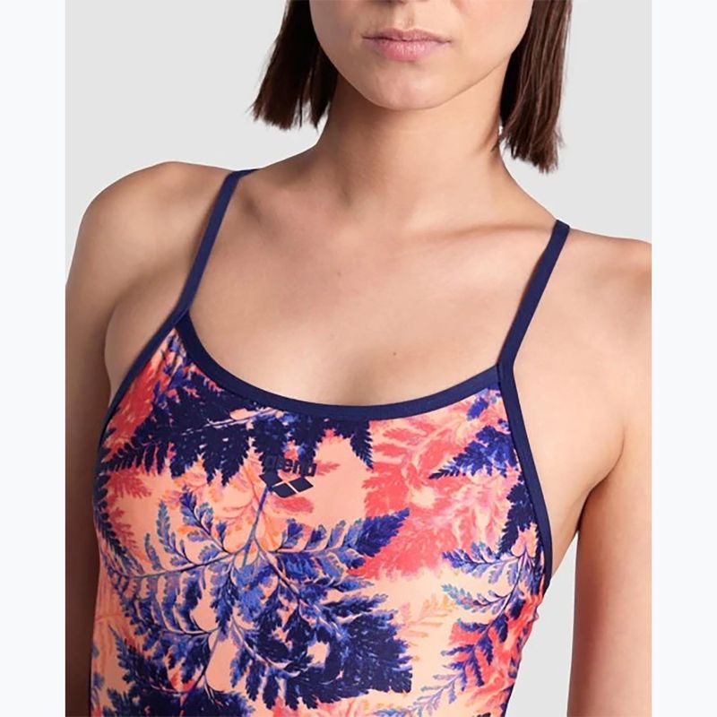 Dámské jednodílné plavky arena Reversible Swimsuit Challenge Back navy/multi 13