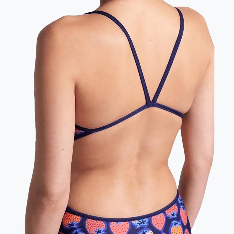 Dámské jednodílné plavky arena Reversible Swimsuit Challenge Back navy/multi 16