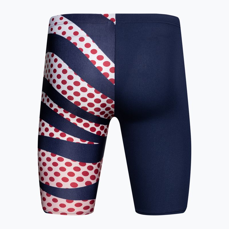 Pánské plavky arena Multi Stripes Swim Jammer navy/white multi 2