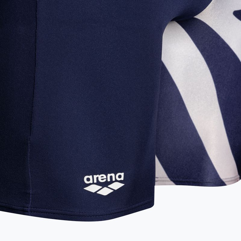 Pánské plavky arena Multi Stripes Swim Jammer navy/white multi 3