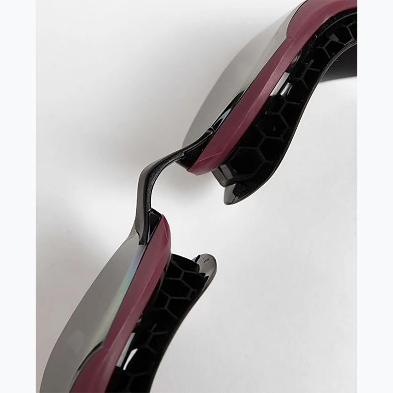 Plavecké brýle Arena Air-Bold Swipe Mirror silver/red wine 12