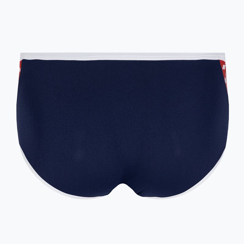 Pánské plavky  arena Icons Swim Low Waist Short Solid navy/white/red multi 2