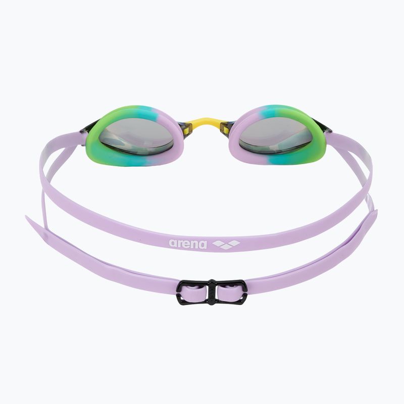 Plavecké brýle Arena Python Mirror green/violet/green 4