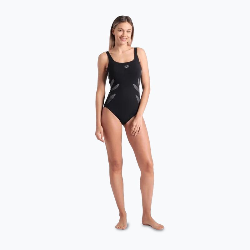 Dámské jednodílné plavky  arena Milena Wing Back black 2