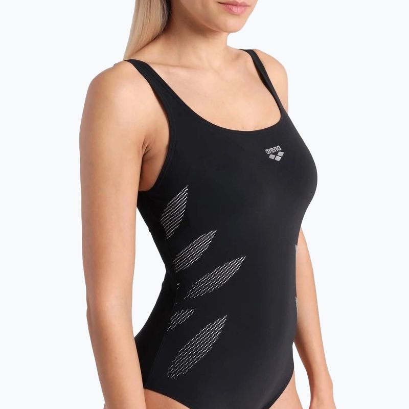 Dámské jednodílné plavky  arena Milena Wing Back black 4