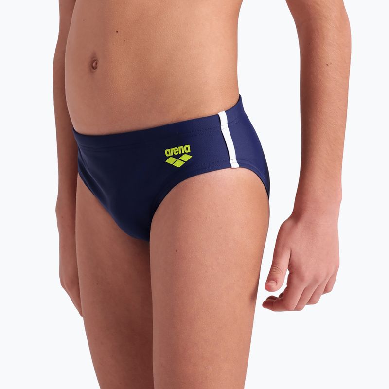 Dětské plavky Arena Solid navy/white/white 8