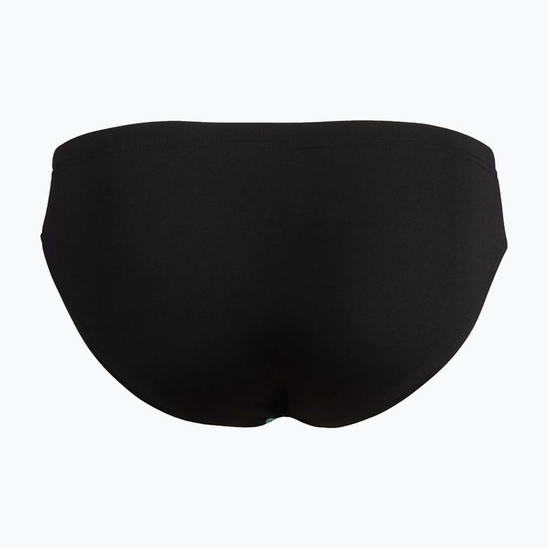 Dětské plavky arena Foam Swim Briefs black/soft green multi 2