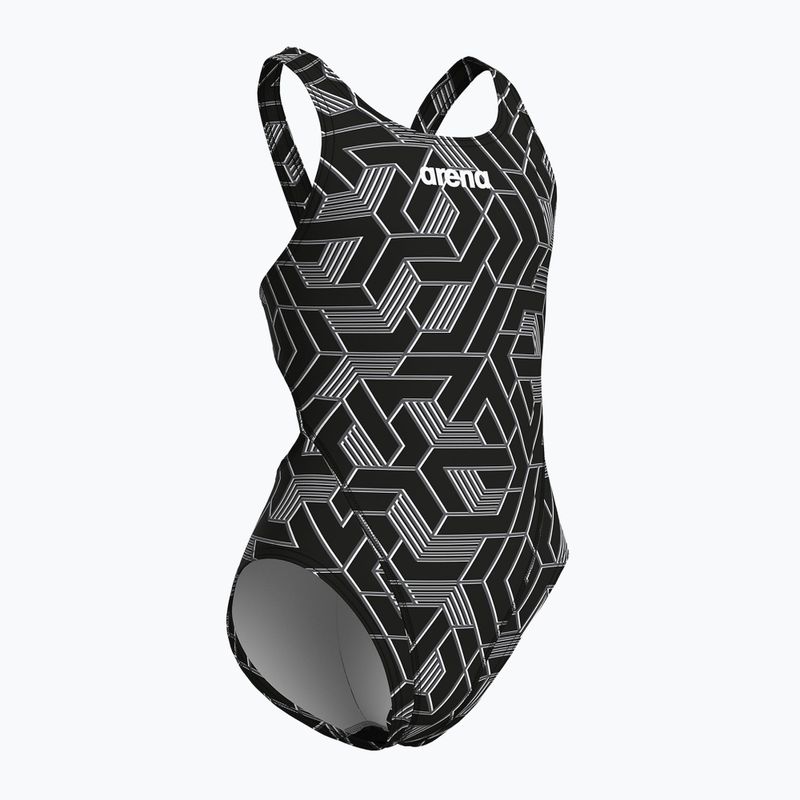 Dětské jednodílné plavky arena Escape Swim Tech L black/team black 3
