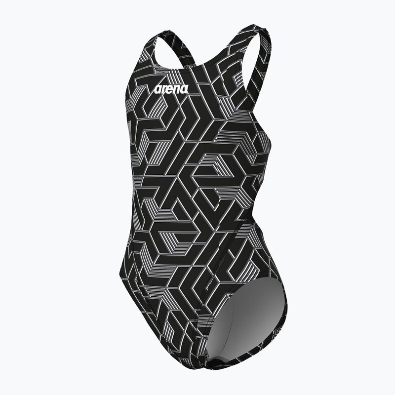 Dětské jednodílné plavky arena Escape Swim Tech L black/team black 4