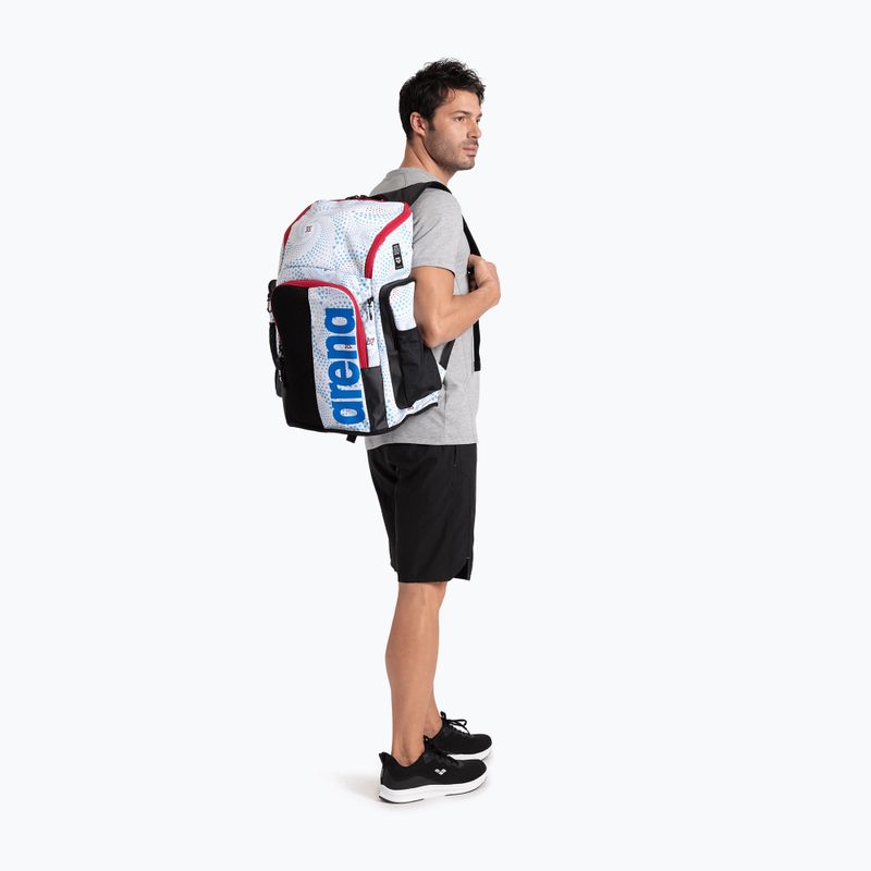 Plavecký batoh  arena Spiky III 45 l Allover fireflow / white 10