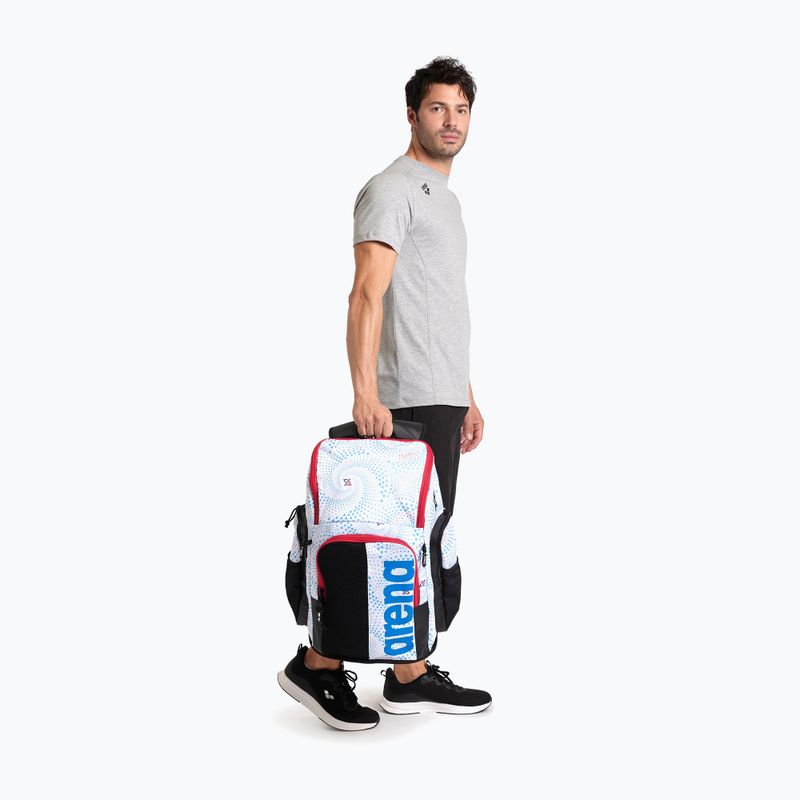 Plavecký batoh  arena Spiky III 45 l Allover fireflow / white 11