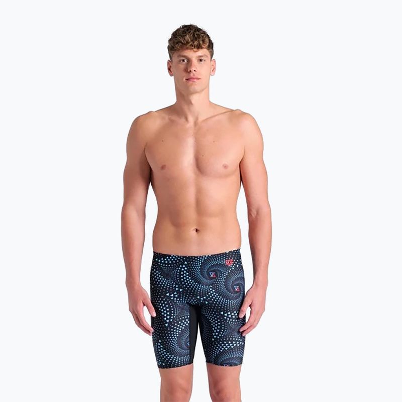 Pánské plavky arena Fireflow Swim Jammer black/black multi 5