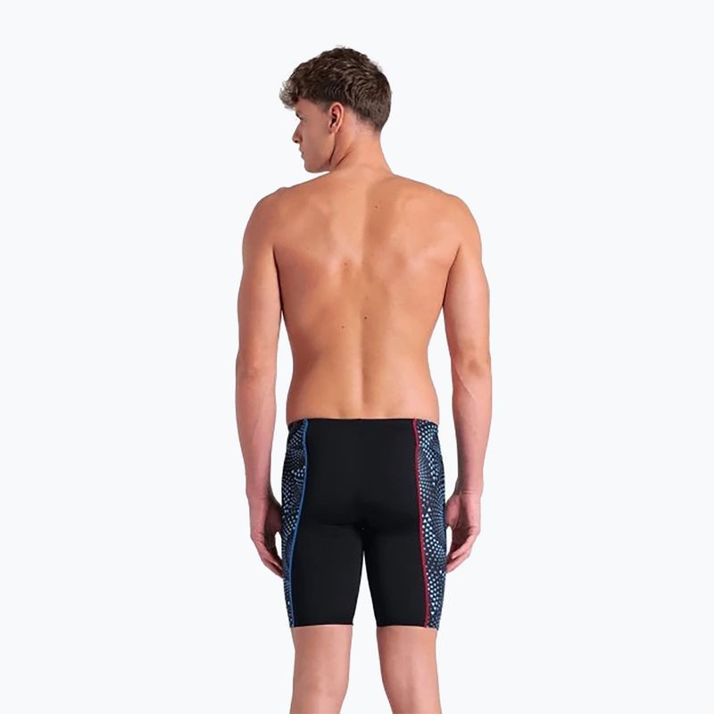 Pánské plavky arena Fireflow Swim Jammer black/black multi 7