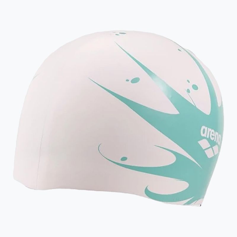Arena Reversible Cap aqua plavecká čepice 2