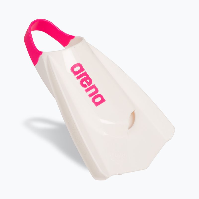 Ploutve na plavání Arena Powerfin Pro II white/shocking pink 2