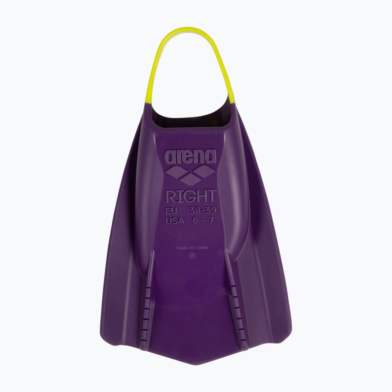 Ploutve na plavání Arena Powerfin Pro II plum/artic lime 3