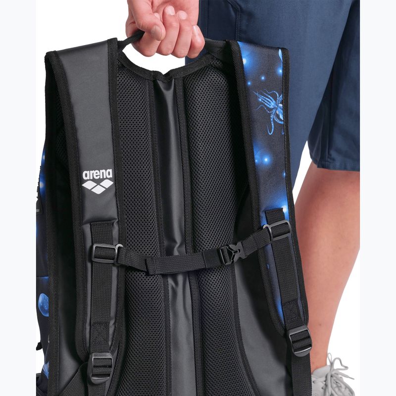 Arena Fastpack 3.0 Allover 40 l aqua batoh na plavání 6
