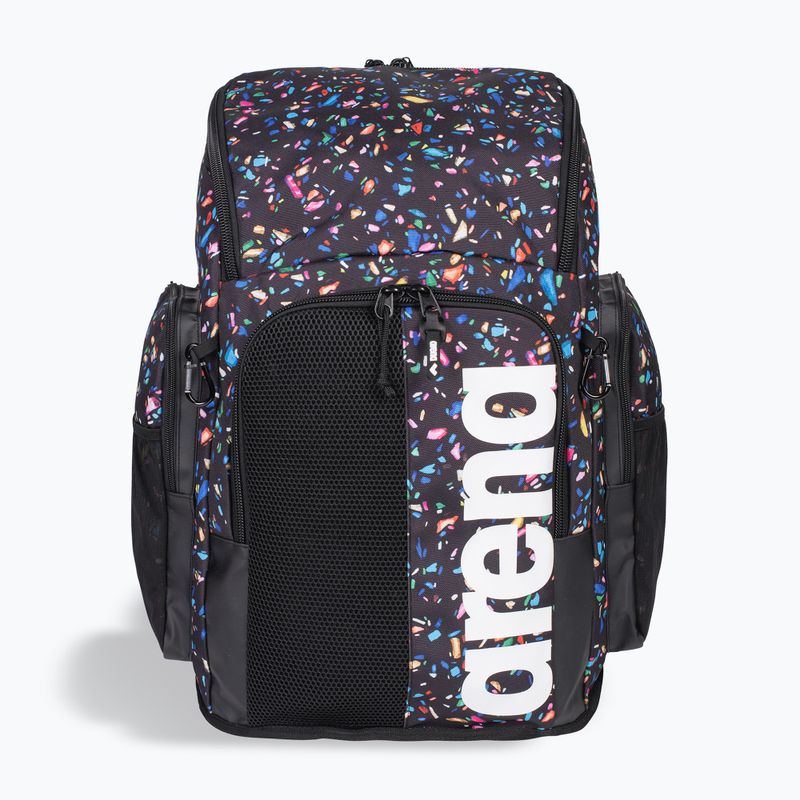 Arena Spiky III 45 l Allover confetti black plavecký batoh