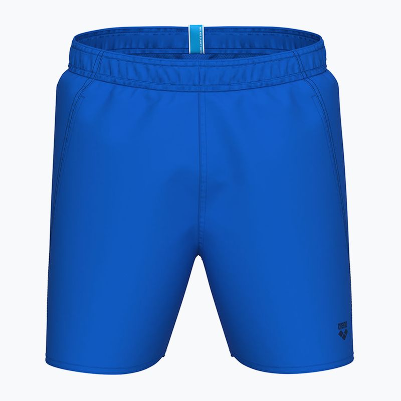 Pánské plavecké šortky arena Fundamentals Boxer R blue china/navy