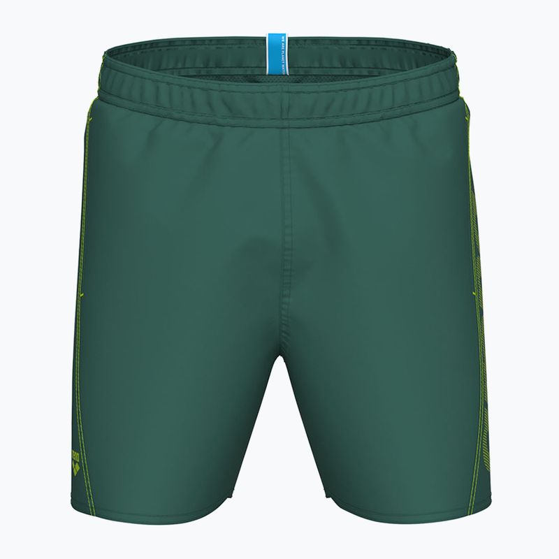 Pánské plavecké šortky arena Fundamentals Arena Logo Boxer R artic lime/mangrove 3