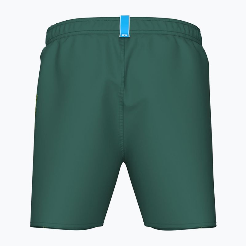 Pánské plavecké šortky arena Fundamentals Arena Logo Boxer R artic lime/mangrove 4