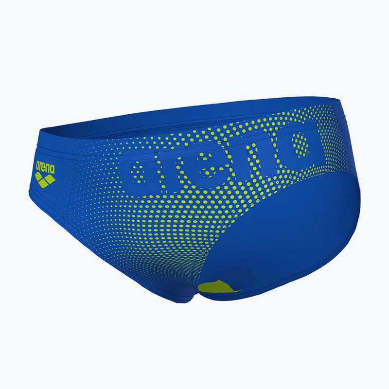 Dětské plavky Arena Dim Light blue china/artic lime 3