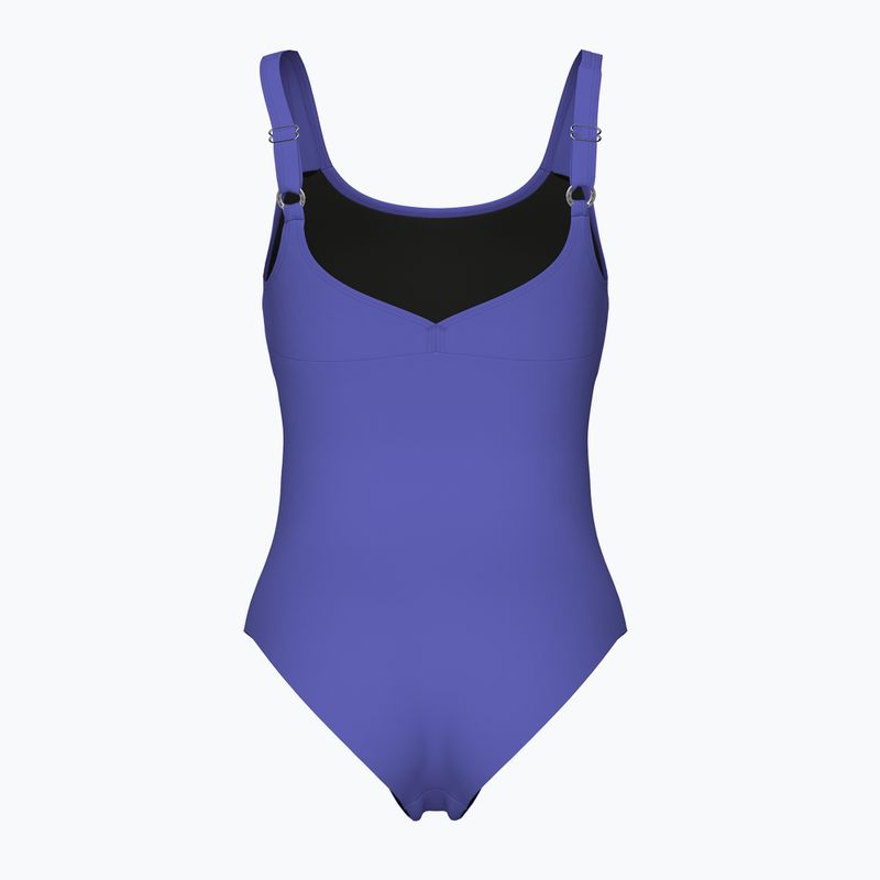 Dámské jednodílné plavky arena Ginevra Wing Back violet 2